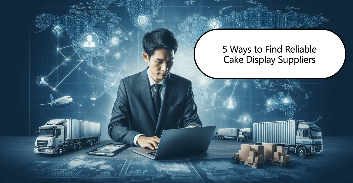 5 Ways to Find Reliable Suppliers in the Cake Display Industry